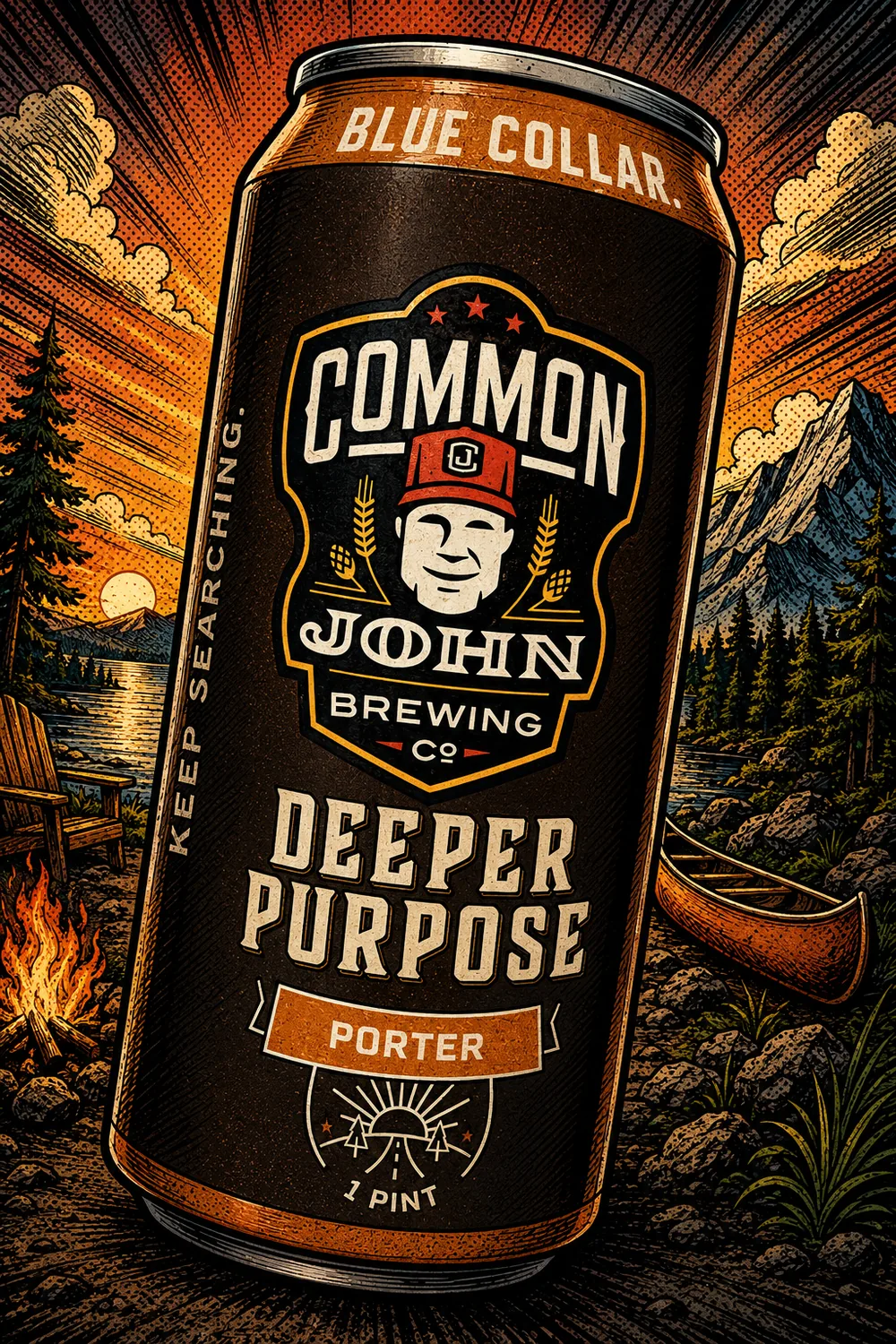 Deeper Purpose Porter can - Common John Brewing Co.